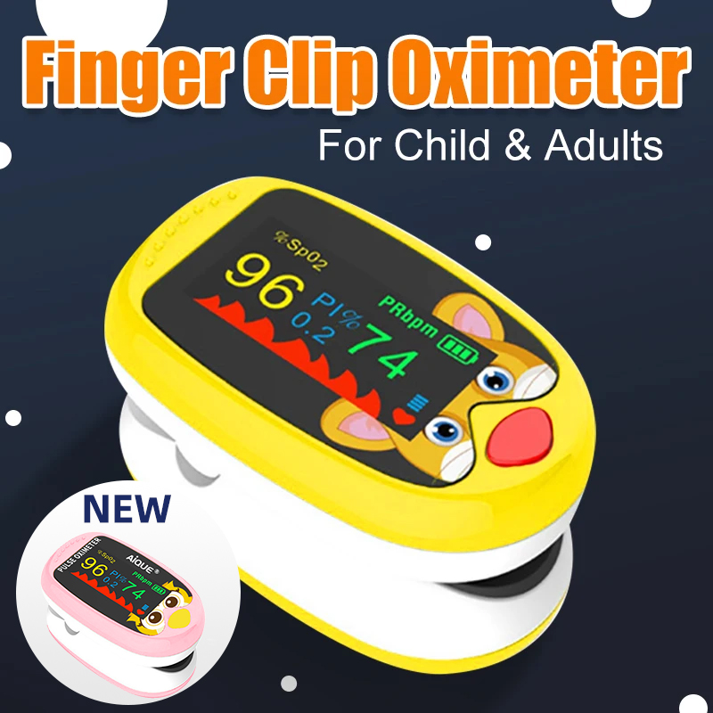 Baby Monitor Sensor - Rechargeable Child Finger Pulse Oximeter TFT