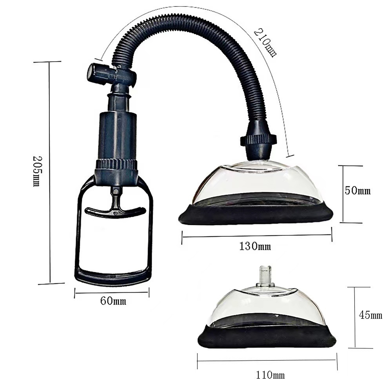 Breast Pump - Manual Vagina Pump Female Breast Massager