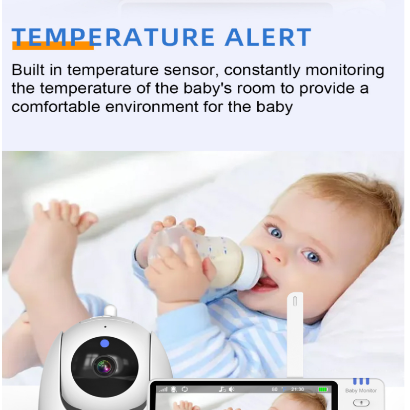 Babyphone 5 Inch Video Baby Mo - Baby Monitor Sensor review and price