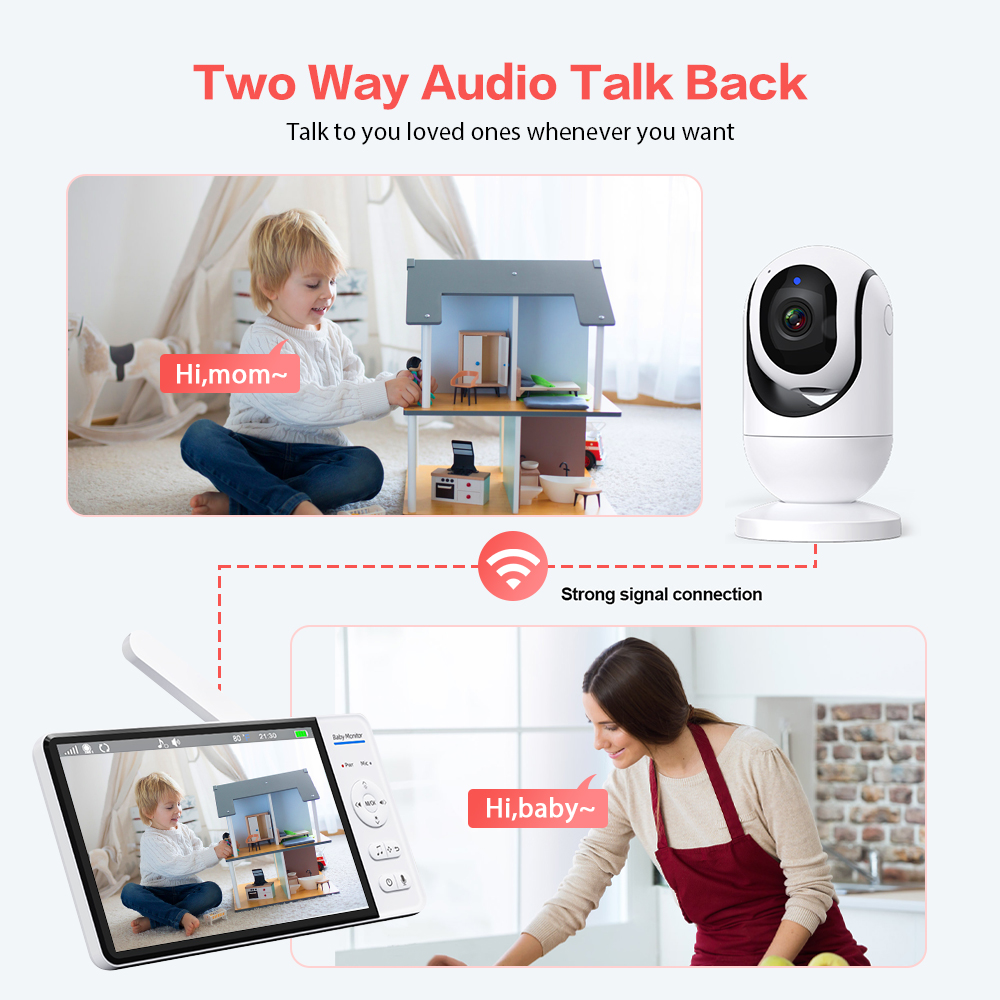 Video Baby Monitor 7'' 1080P H - Baby Monitor Sensor review and price