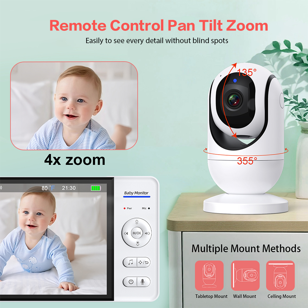 Video Baby Monitor 7'' 1080P H - Baby Monitor Sensor review and price