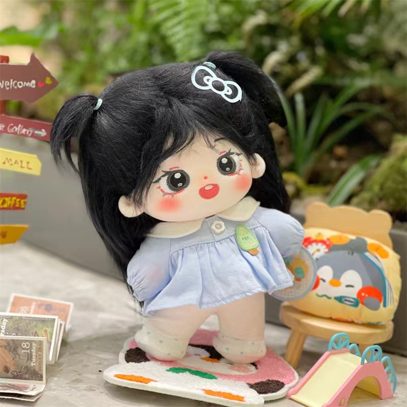 20cm Baby Doll with Black long - Baby Products Korea review and price