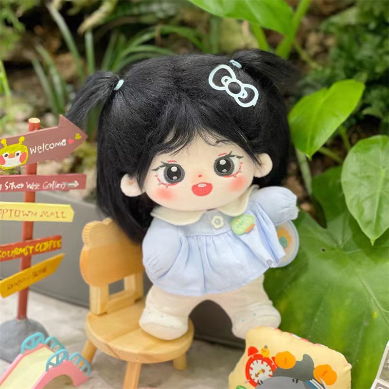 20cm Baby Doll with Black long - Baby Products Korea review and price
