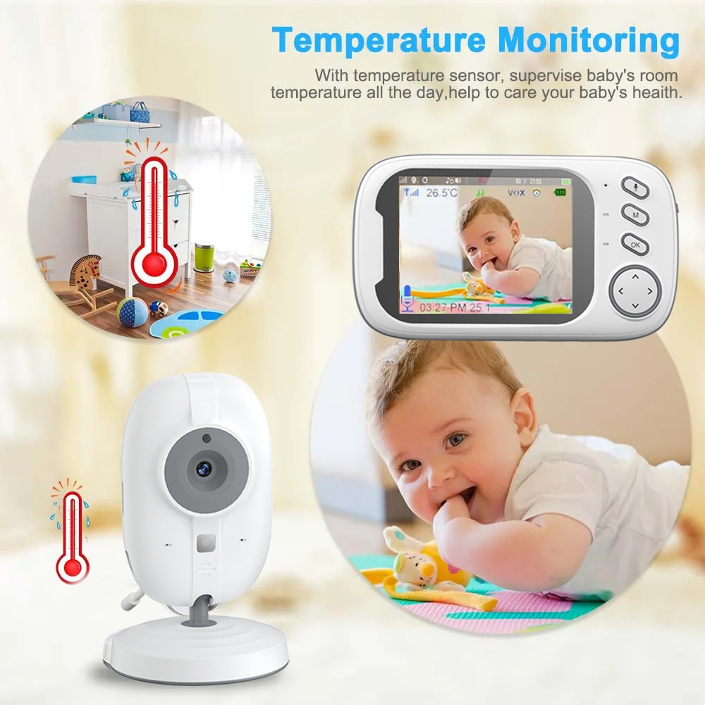 HTMCK 3.5 Inch Baby Monitor wi - Baby Monitor Sensor review and price